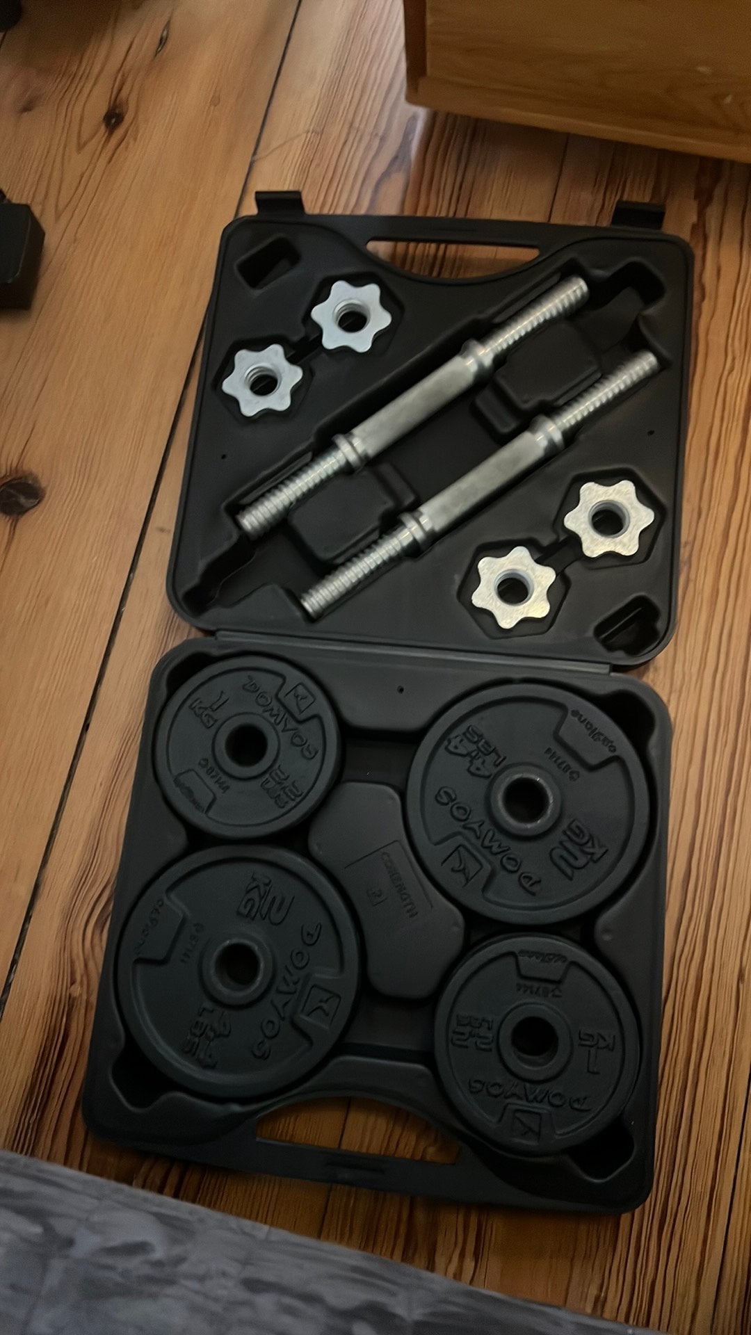 Dumbell set gewichten 20kg, Ophalen of Verzenden, Zo goed als nieuw, Dumbbell