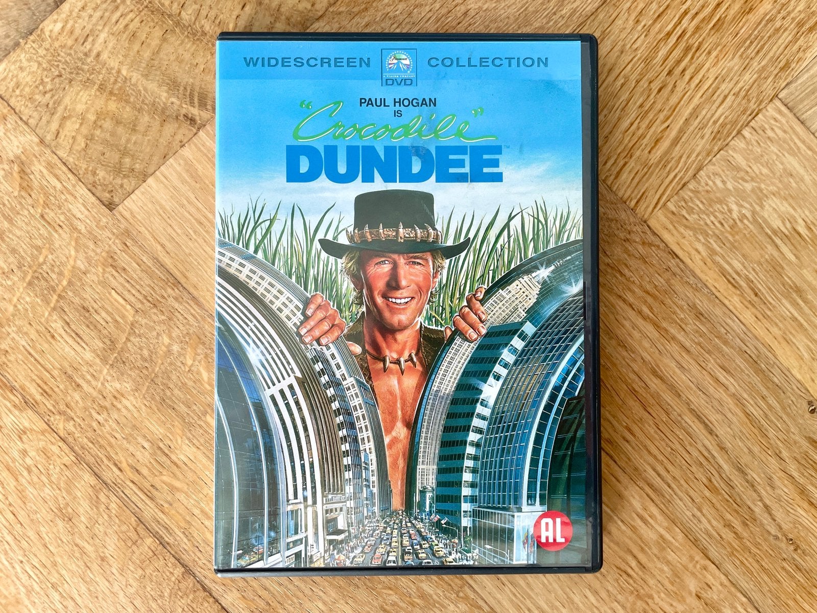 Crocodile Dundee (1986) op DVD (krasvrij, met NL), Ophalen of Verzenden, Zo goed als nieuw, Komedie, Alle leeftijden