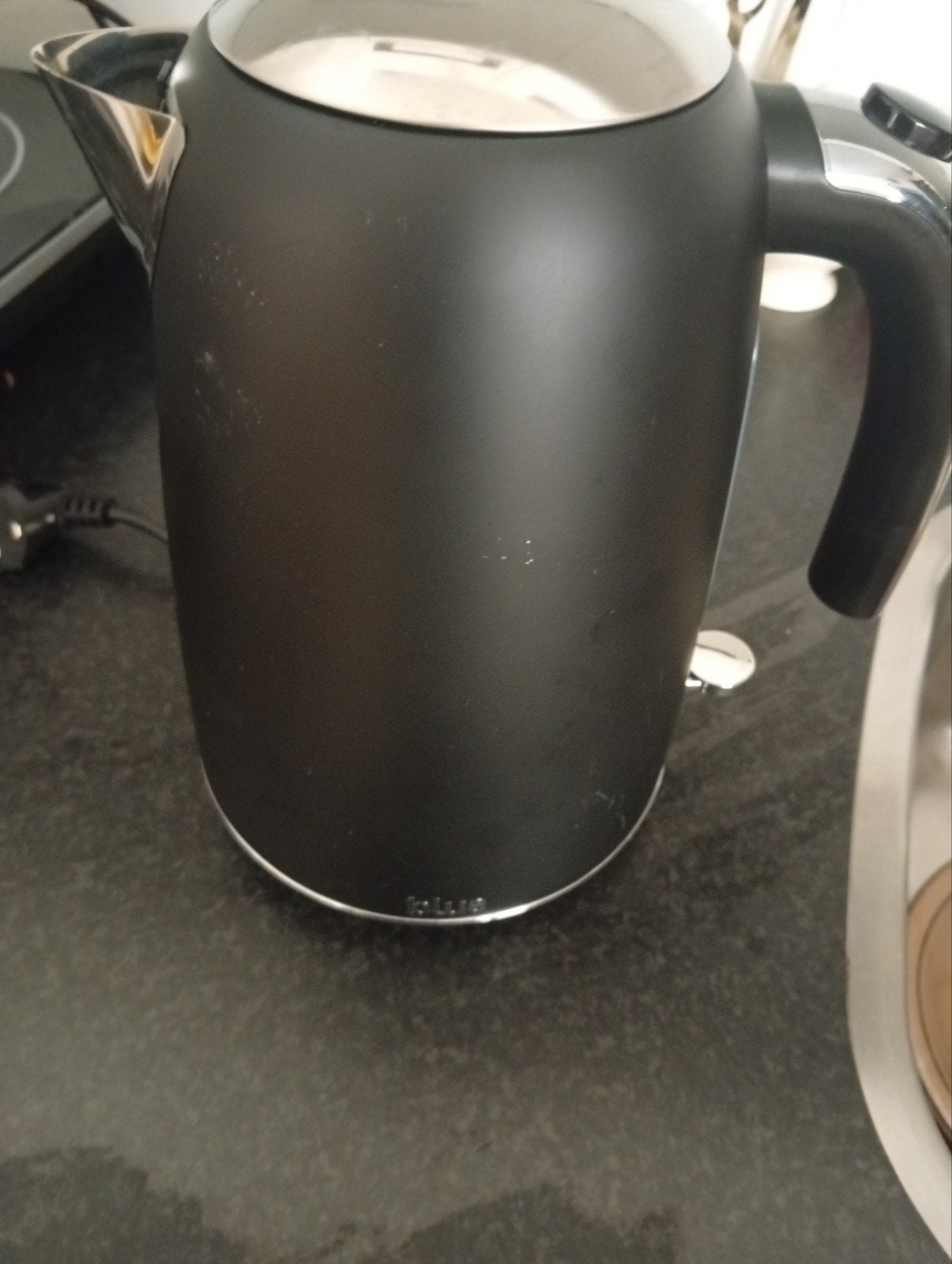 Blue waterkoker - Slechts 3 weken gebruikt, 1 tot 2 liter, Ophalen, Zo goed als nieuw, Rvs