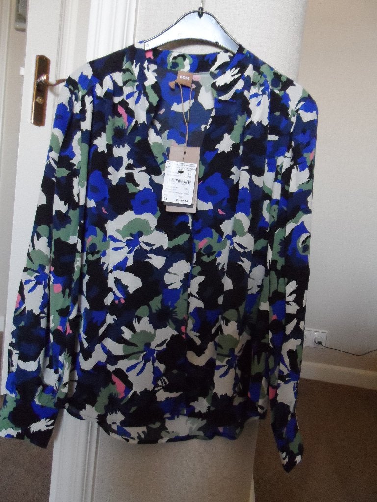 zijden blouse van BOSS nieuw met kaartje, Kleding | Dames, Maat 38/40 (M), Nieuw, Hugo Boss, Meerkleurig