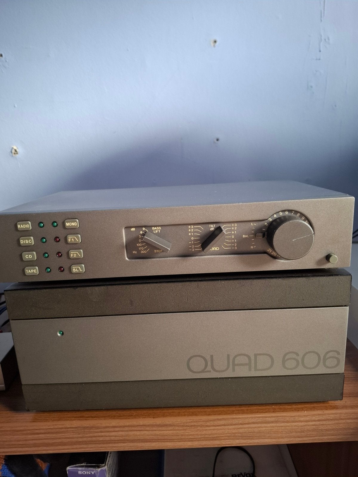 Quad 606/34, Ophalen, Zo goed als nieuw, 120 watt of meer, Overige merken