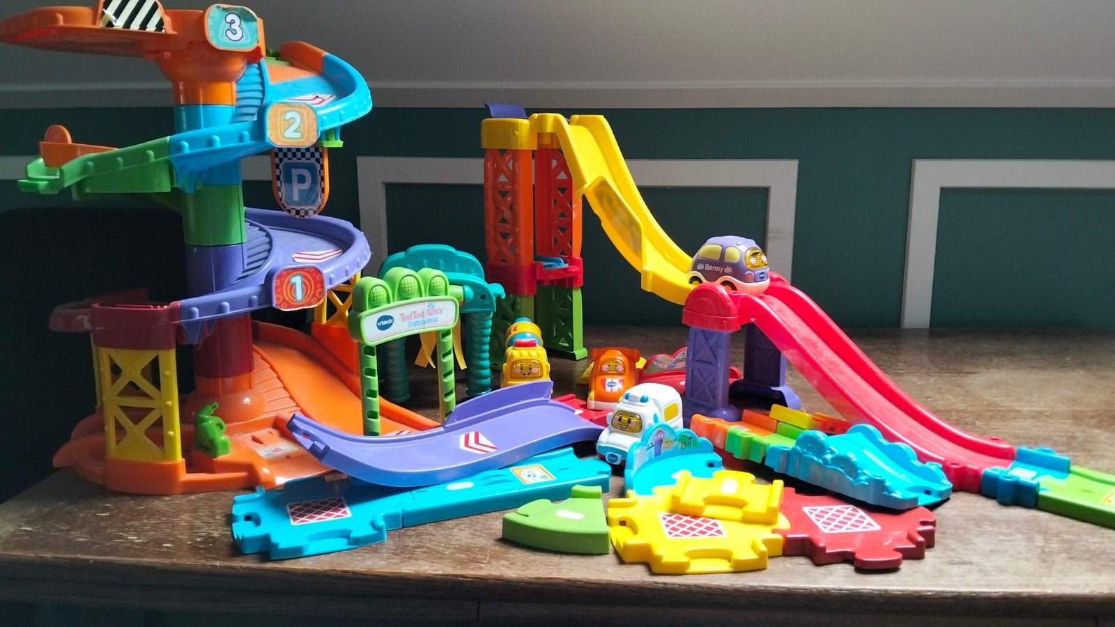 VTech Toet Toet Auto's Wasstraat en Garage Speelset, Ophalen, Gebruikt