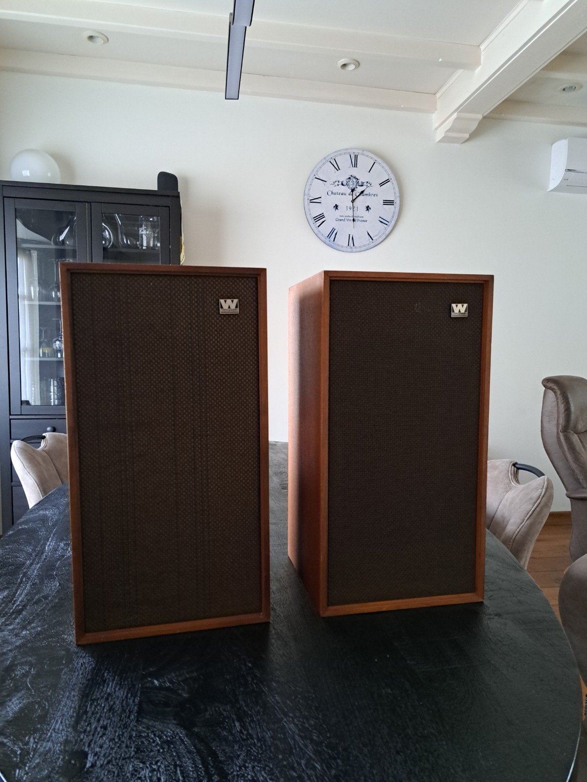Wharfedale Linton 3 Vintage Stereo Speakers - Goede Staat, Ophalen, Stereo speakers, Gebruikt, Wharfedale