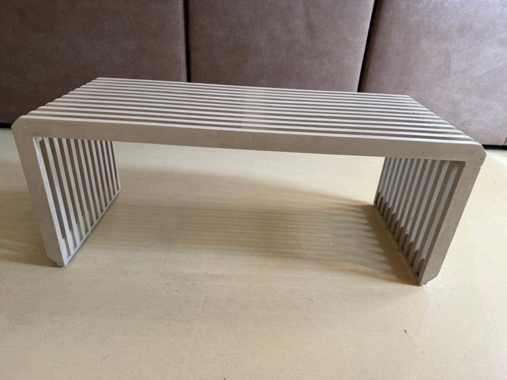HK living slatted eetbank, Ophalen, Rechthoekig, Minder dan 55 cm, 45 tot 60 cm