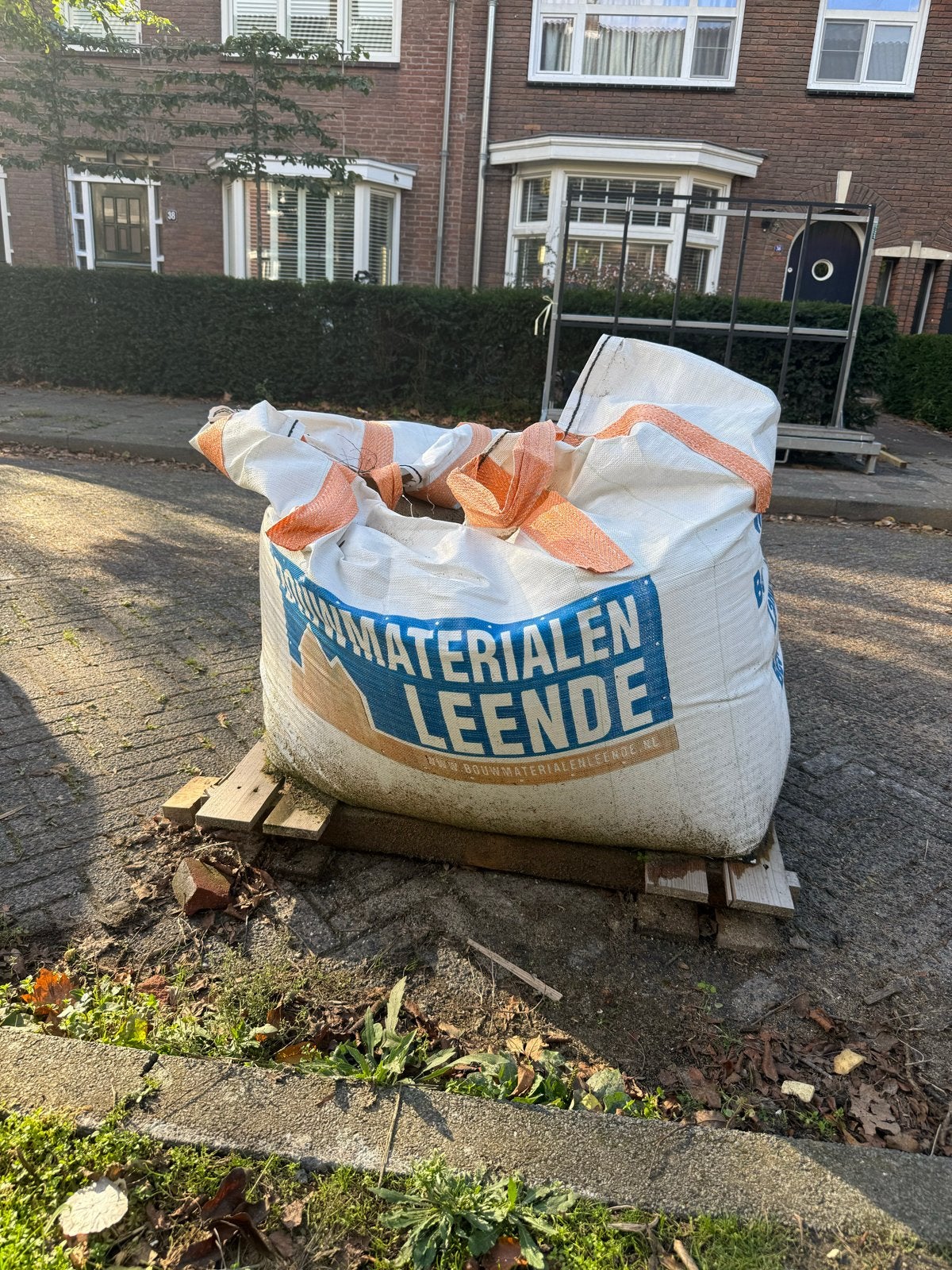 Big bag met ophoogzand of straatzand, Ophalen, Gebruikt, Straatzand