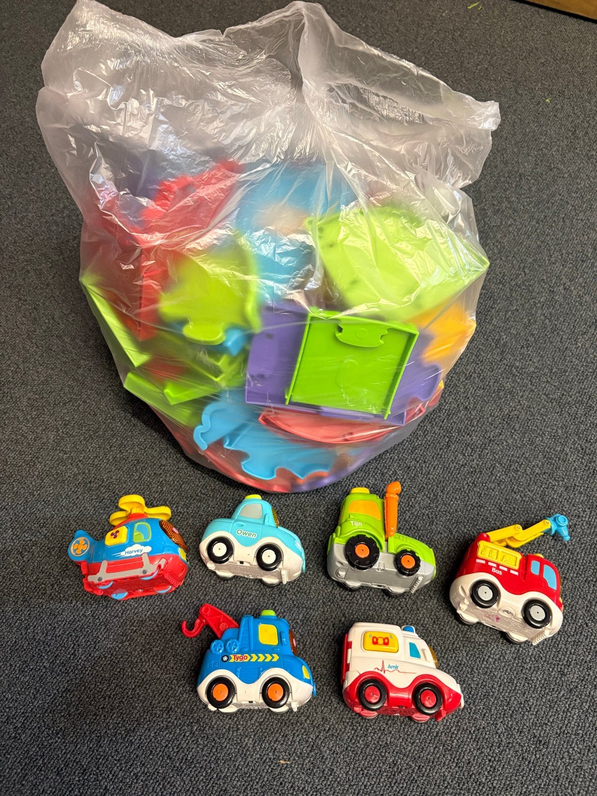 VTech Toet Toet Auto's en Baandelen Speelset, Ophalen of Verzenden, Gebruikt