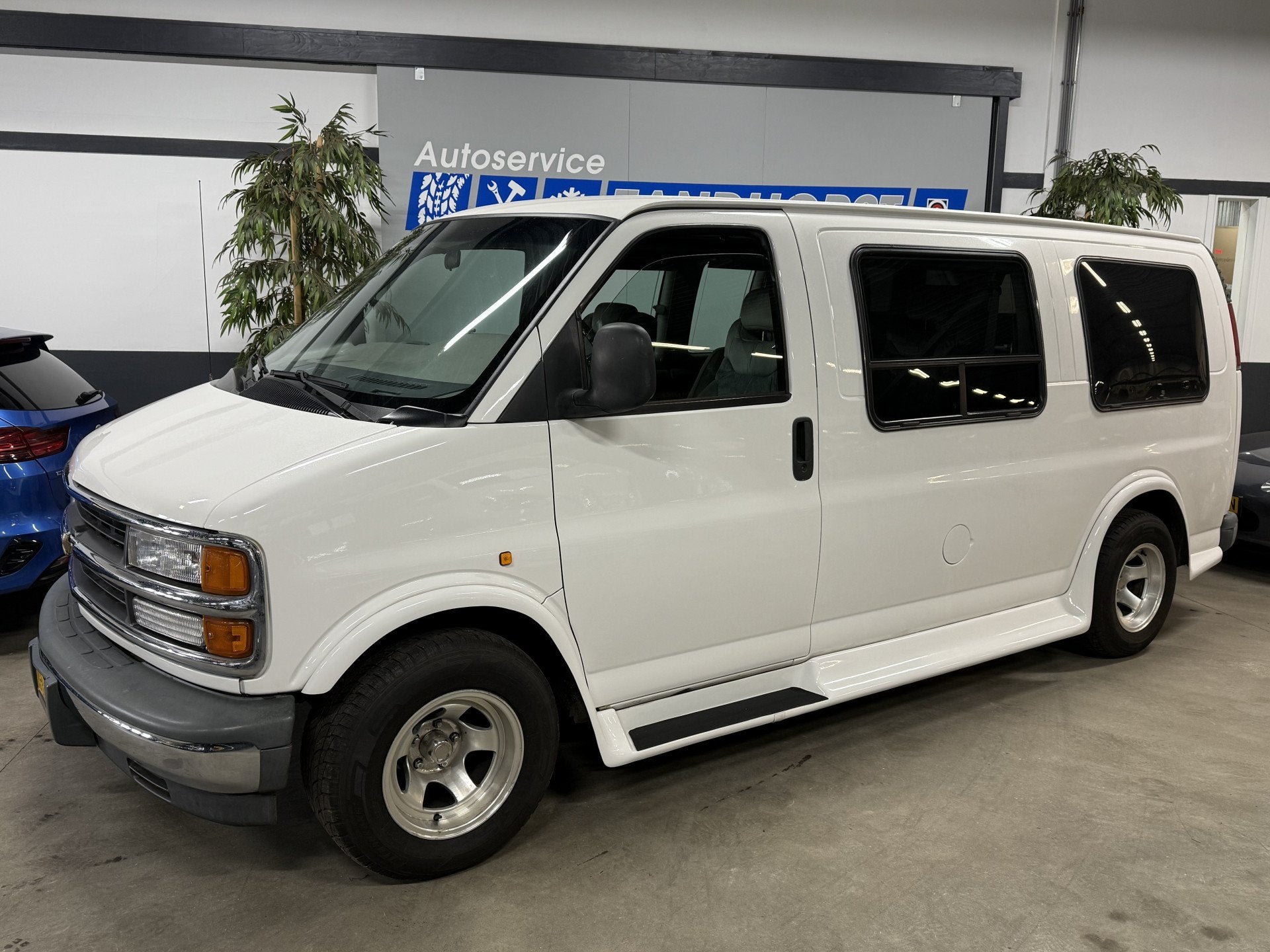 Chevrolet Chevy Van Express 5.7 G21 in zeer nette staat, vee, Auto's, Gebruikt, 8 cilinders, Chevrolet, Wit