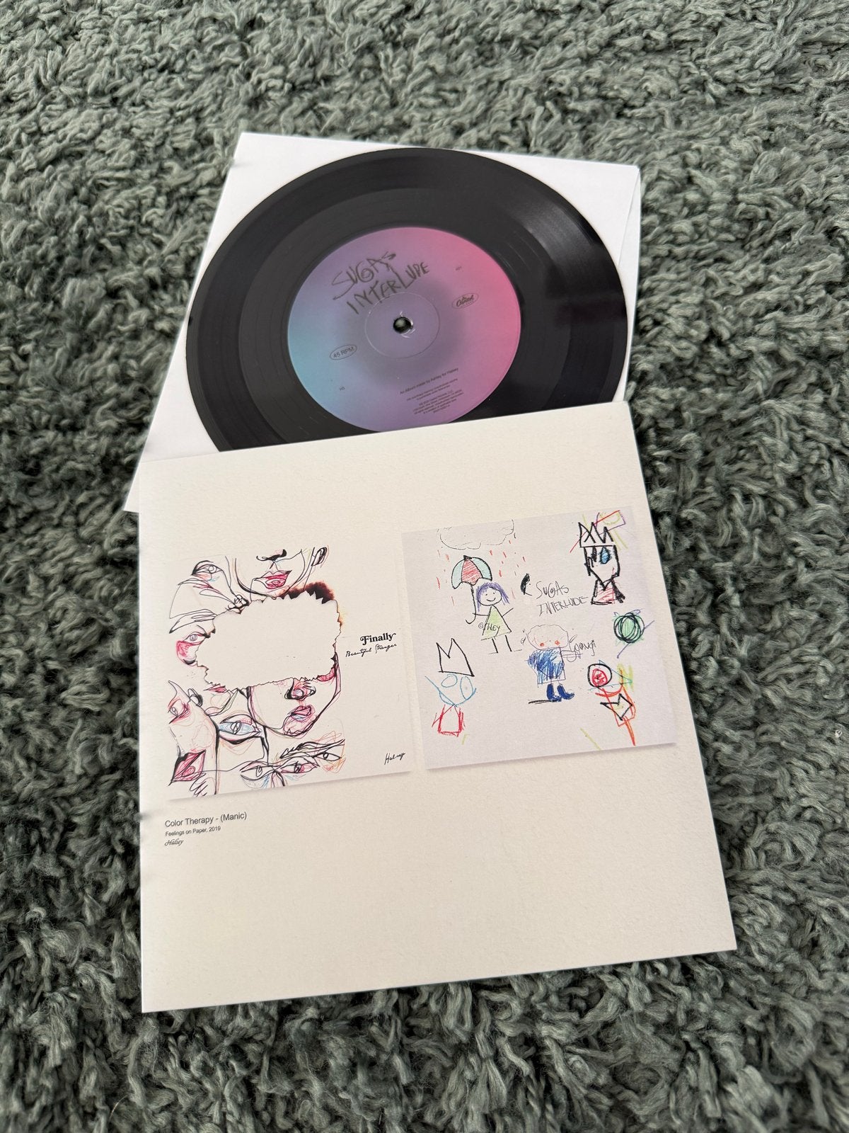 Halsey x Suga Color Therapy Manic Double 7 inch vinyl LP, Gebruikt, Pop, 7 inch, Ophalen of Verzenden