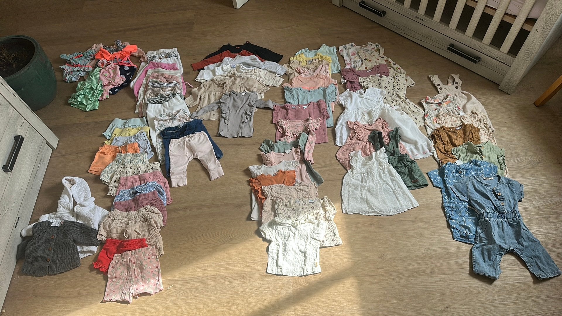 Groot babykledingpakket 62/68 meisje, Ophalen of Verzenden, Zo goed als nieuw, Maat 62