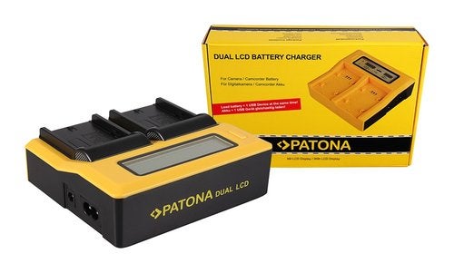 Dual LCD USB Charger Sony NP-FM50 NP-F550 NP-F750 NP-F970, Verzenden, Nieuw