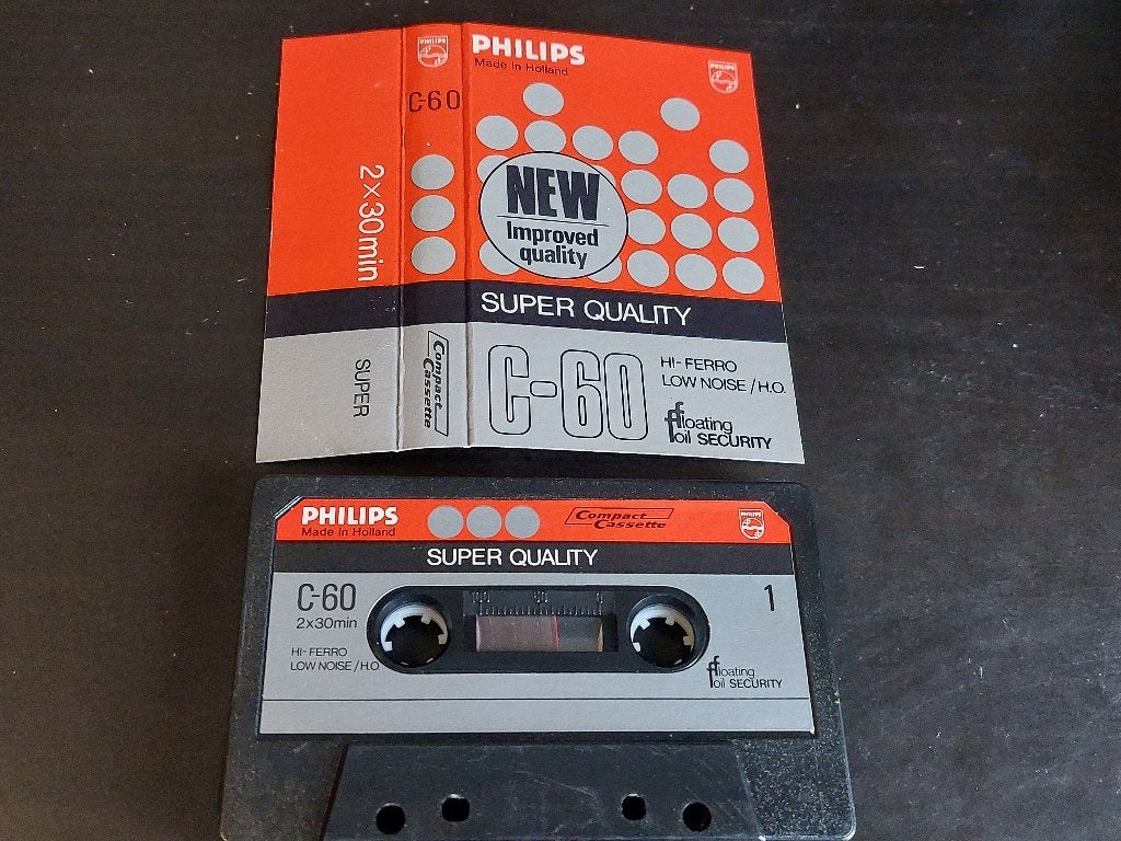 PHILIPS SUPER QUALITY C-60 (MC), Overige genres, 1 bandje, Ophalen of Verzenden, Zo goed als nieuw