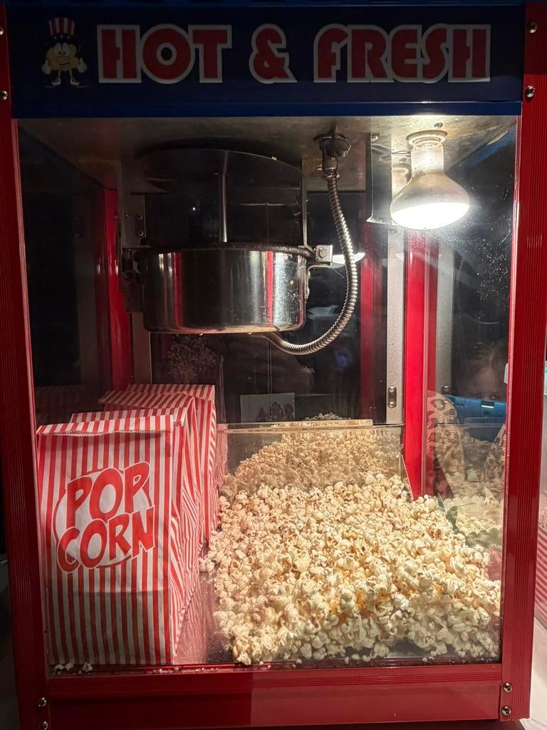 Popcornmachine te huur !, Ophalen, Zo goed als nieuw, Overige