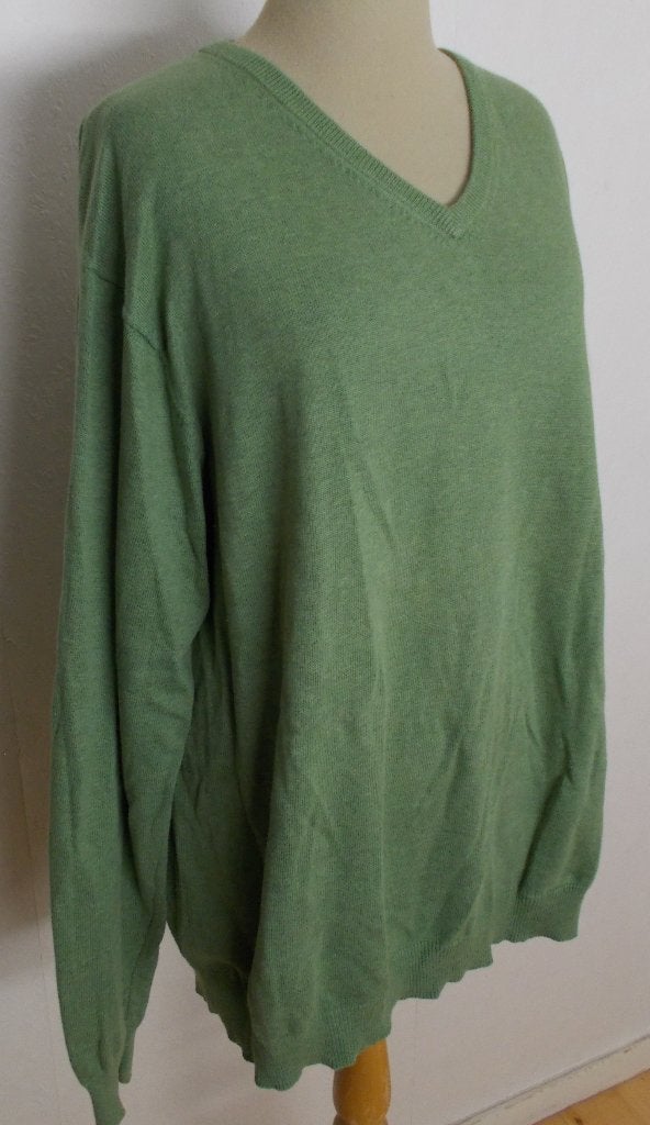 Groene unisex 80% katoen/20% wollen trui van Baileys! XL, Kleding | Dames, Truien en Vesten, Verzenden, Zo goed als nieuw, Maat 46/48 (XL) of groter