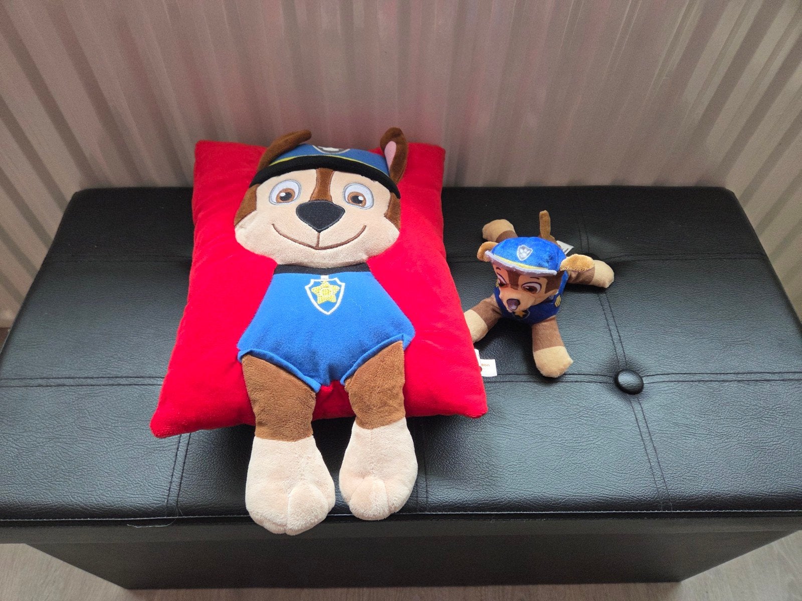 Paw Patrol (Chase kussen en knuffeltje), Ophalen of Verzenden, Zo goed als nieuw, Hond, Overige merken
