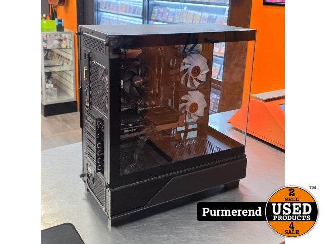 Gaming PC Ryzen 5 5600 RTX 3060 Ti 16GB 512GB SSD, Computers en Software, Desktop Pc's, MSI, Zo goed als nieuw, Support@msi.com
