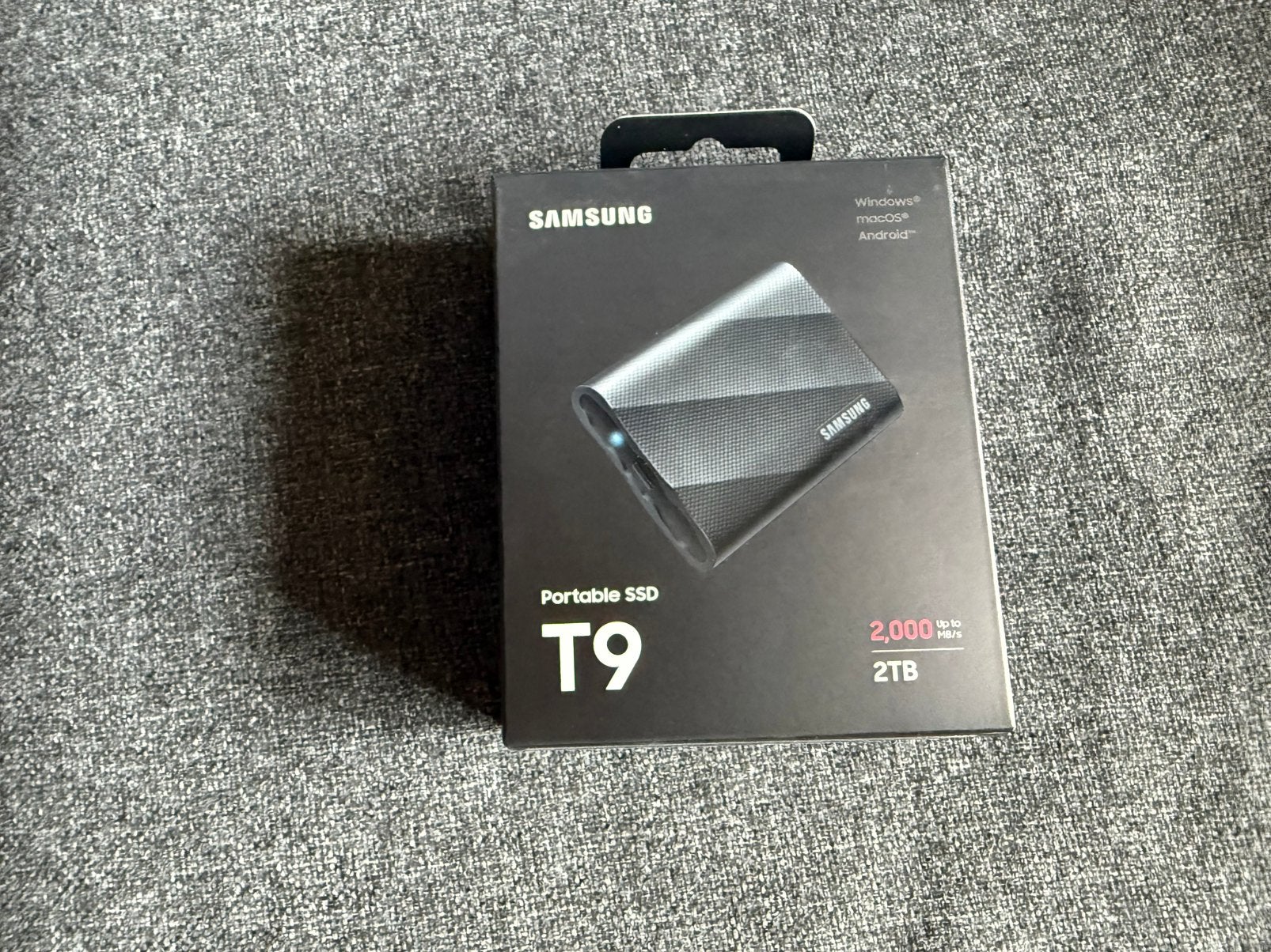 Samsung ssd T9 2tb -Nieuw, niet open gemaakt!, Computers en Software, Ophalen, Nieuw, Desktop