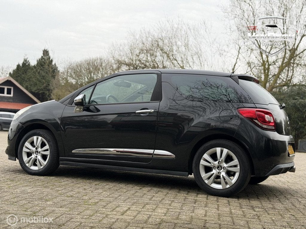 Citroen DS3 1.6 So Chic Nwe Apk, Voorwielaandrijving, Euro 5, 4 cilinders, Zwart