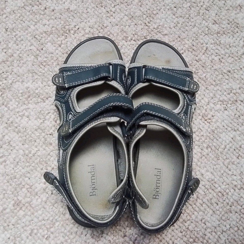 Sandalen Blörndal maat 38, Kleding | Dames, Ophalen, Sandalen of Muiltjes, Zo goed als nieuw, Grijs