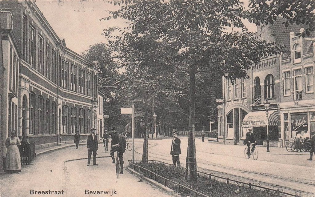 703-151-003 Breestraat Beverwijk, Ophalen of Verzenden, Voor 1920, Noord-Holland