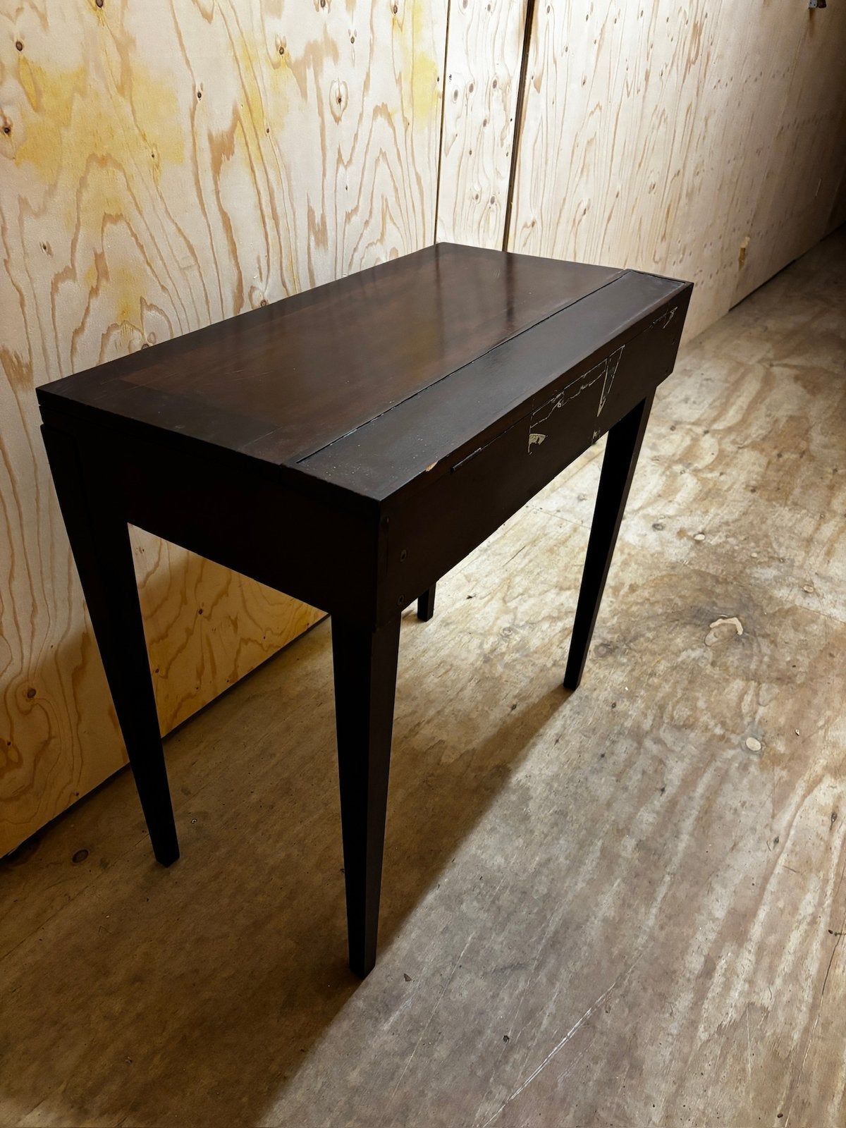 Houten tafeltje uitklapbaar, Ophalen, Gebruikt, 50 tot 100 cm, 25 tot 50 cm