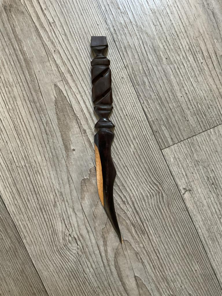 Unieke handgemaakte houten briefopener, Ophalen of Verzenden