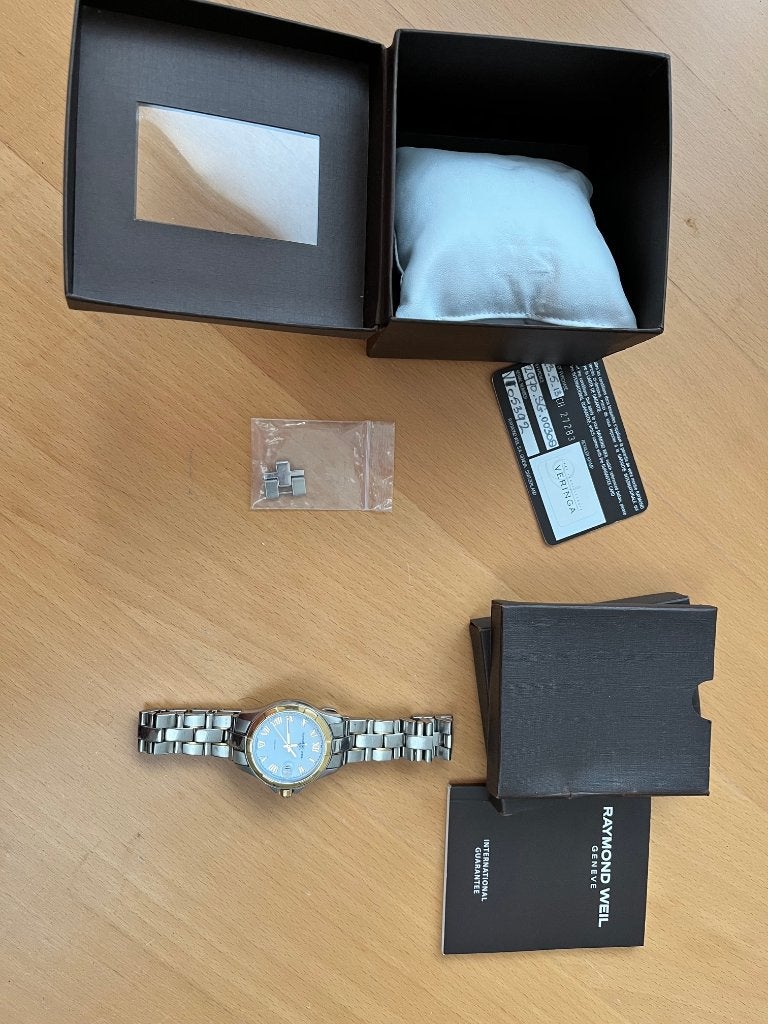 Raymond Weil herenhorloge Parsifal, Staal, Gebruikt, Staal, Ophalen