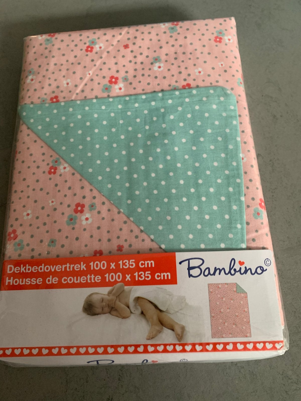 Nieuw Bambino dekbedovertrek 100x135 cm voor ledikant, Jongetje of Meisje, Ledikant, Dekbedovertrek, Nieuw