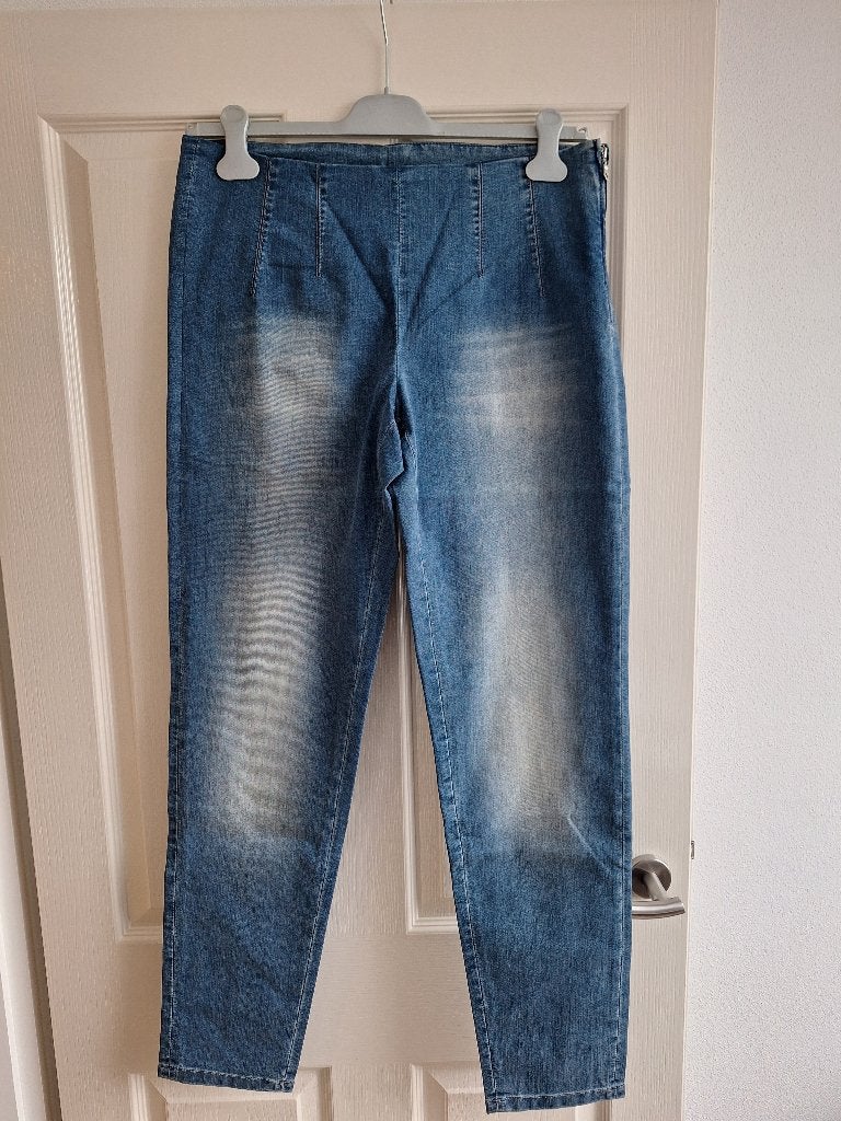 Mooie jeans tregging. Blauw. Nick Jeans. 40. Nieuw!, Maat 38/40 (M), NickJean, Blauw, Nieuw