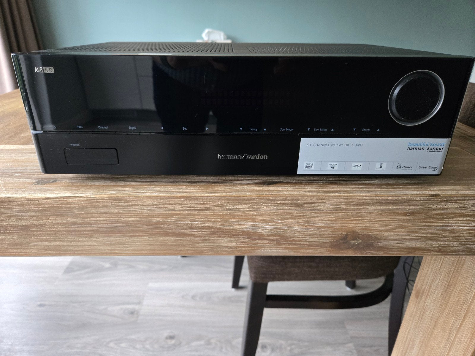 Harman/Kardon AVR 151S - 5.1 Kanaals Netwerk AV Receiver, Ophalen, 120 watt of meer, Overige merken