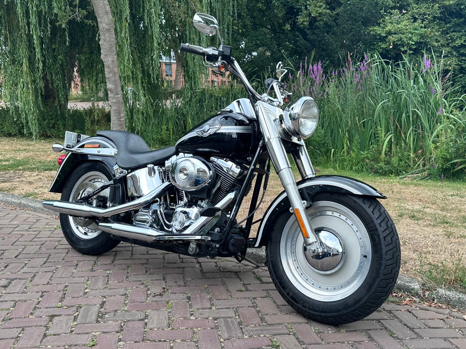 Harley Davidson Fatboy 100th Anniversary Edition -5HD- 2003, 2 cilinders, Gebruikt, Particulier, Handgeschakeld
