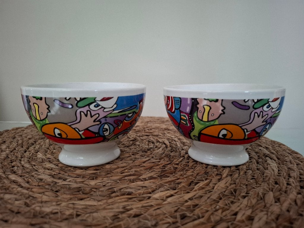 2 x douwe egberts kom / schaal nieuw, Nieuw, Ophalen of Verzenden, Bord(en), Overige stijlen