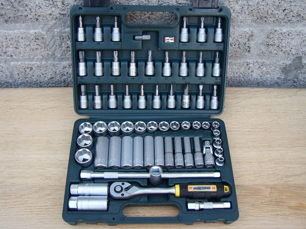 Doppendoos in Superlock uitvoering, 61-delig, 3/8", Ophalen of Verzenden