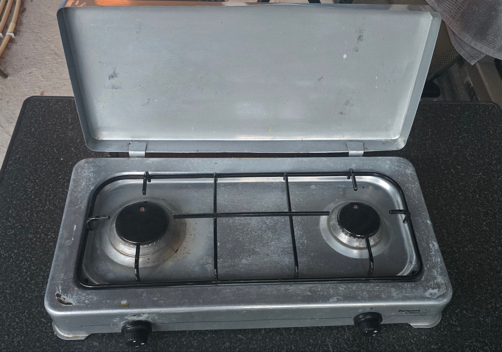 Tristar 2-pits camping gastoestel / gasstel (2.3kW + 1.7kW), Ophalen