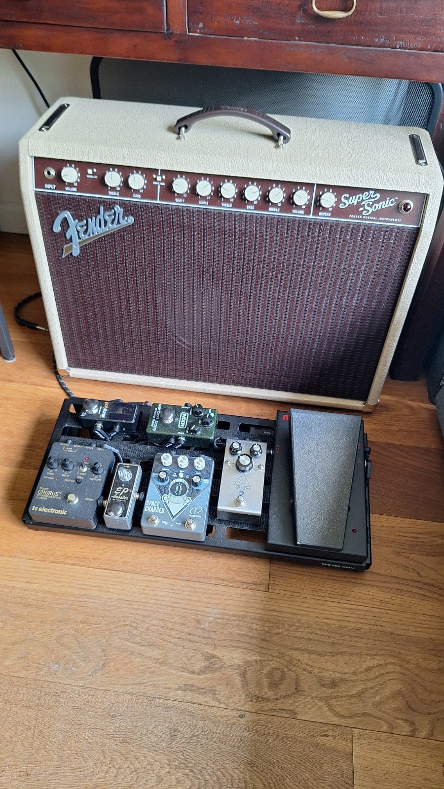 Fender Super-Sonic 22 PRICEDROP, Muziek en Instrumenten, Ophalen, Zo goed als nieuw, Gitaar, Minder dan 50 watt