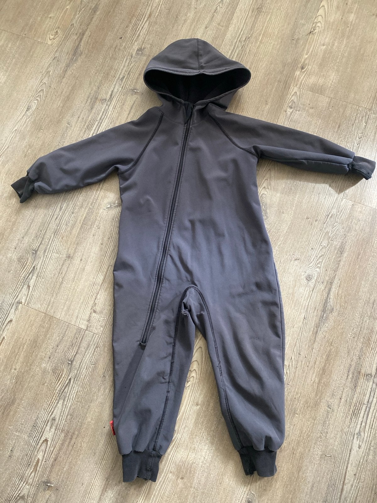 iELM Softshell Pak Maat 110 - Donkergrijs met Fleece Voering, Ophalen of Verzenden, Gebruikt, Jongen of Meisje, Overige typen