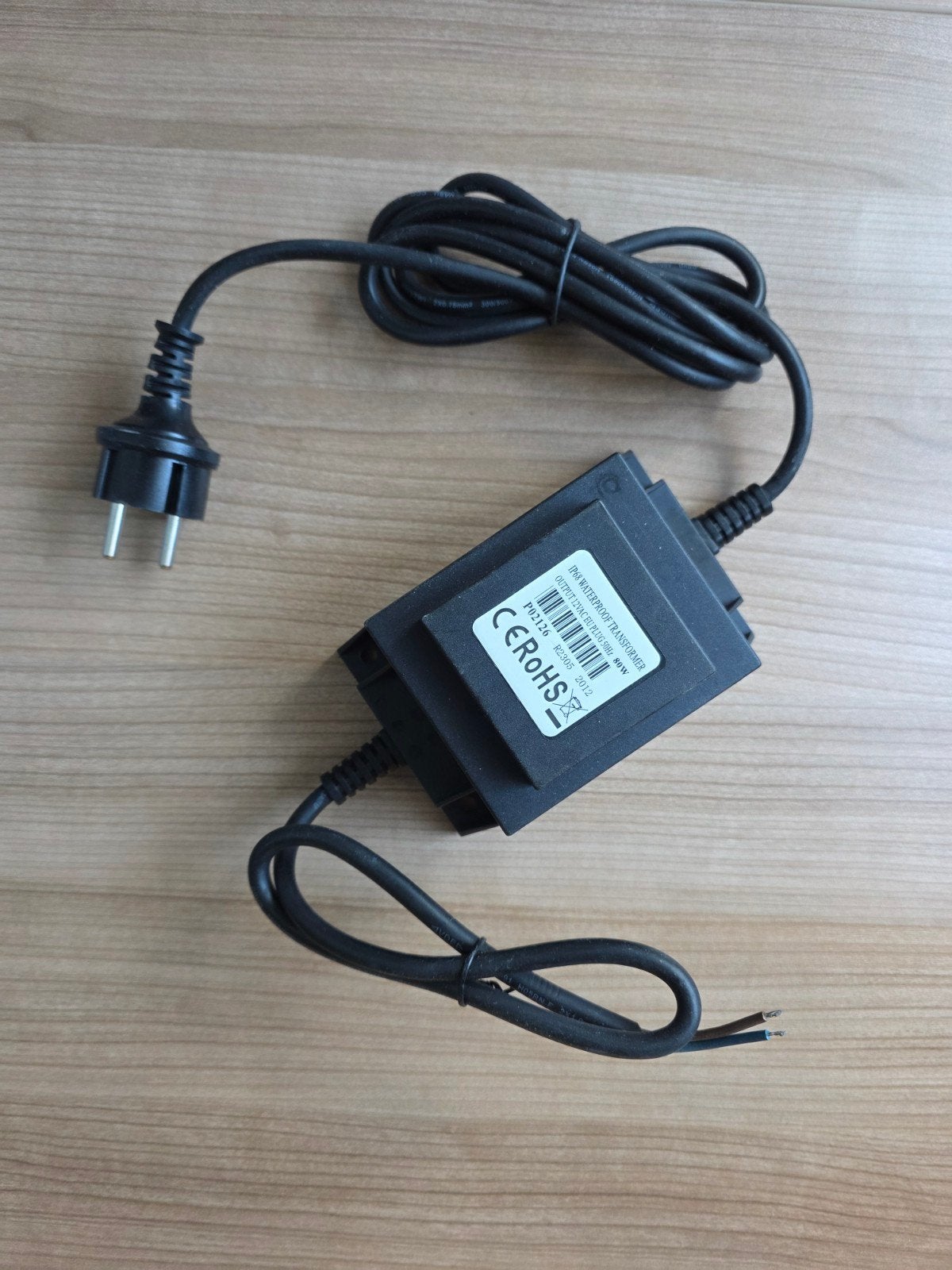 Voeding 12VAC/80W IP68, Doe-het-zelf en Verbouw, Elektra en Kabels, Ophalen of Verzenden, Nieuw, Overige typen