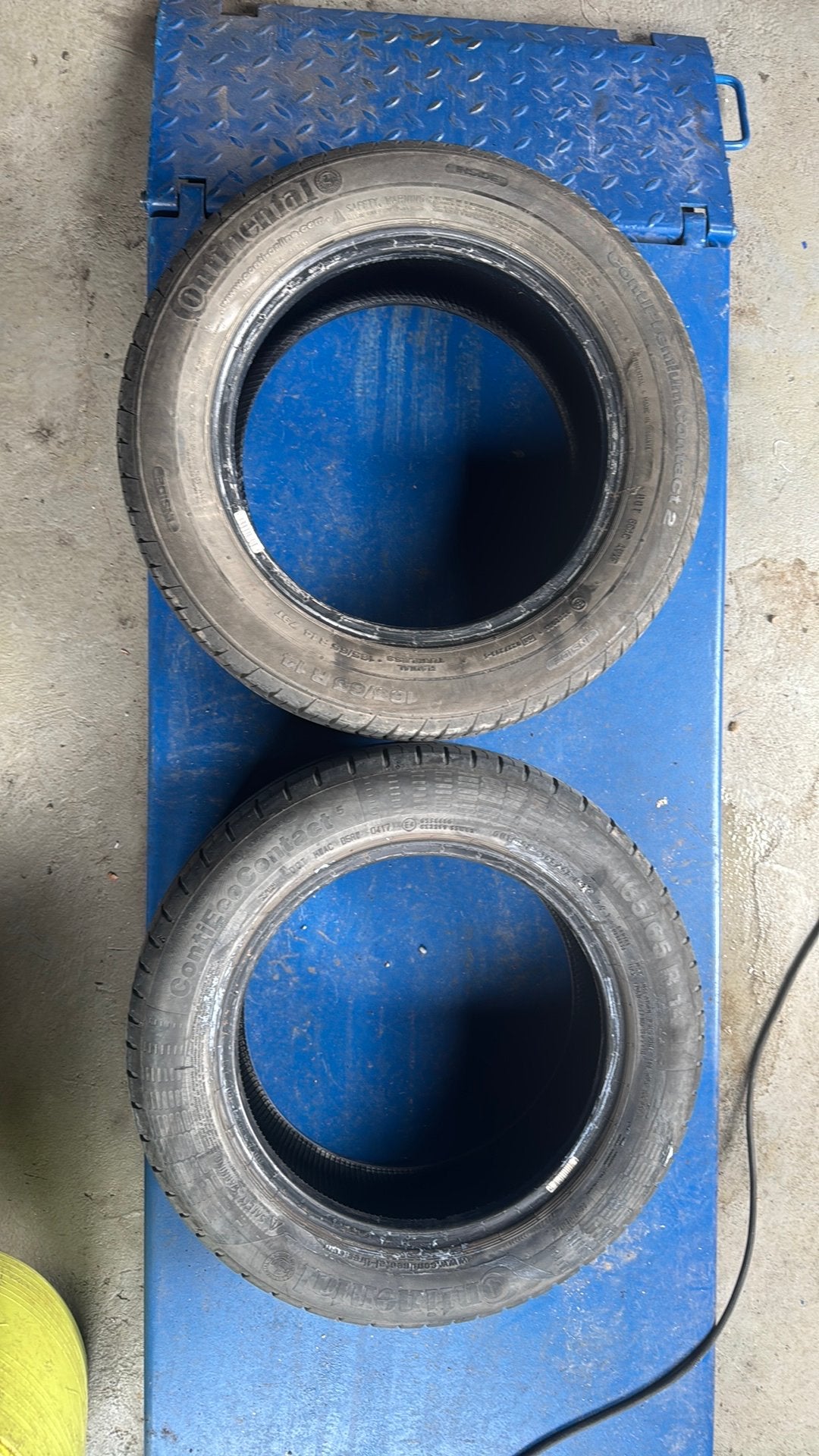 Zomer banden 165/65/R14  Continental ContiPrimiumContact 2, Ophalen, Gebruikt
