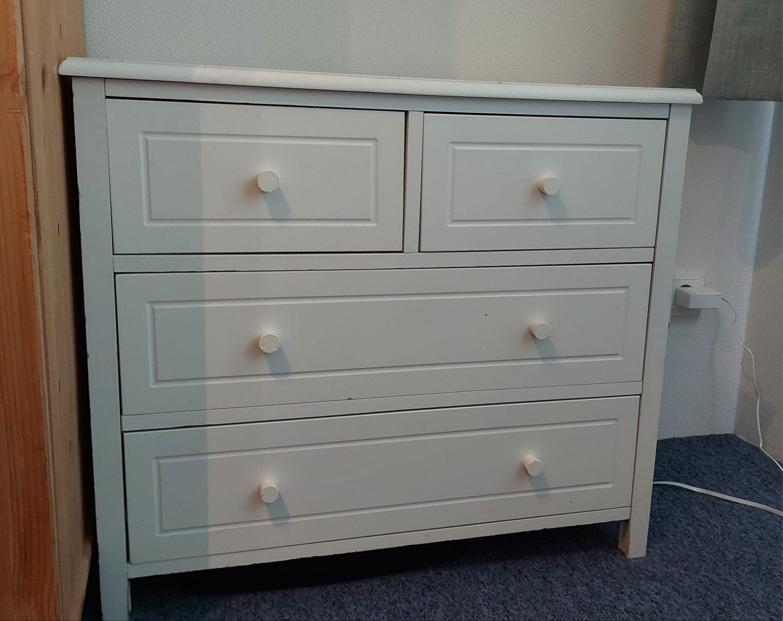 witte ladenkast, Kinderen en Baby's, Ophalen, Gebruikt, Minder dan 75 cm, 105 cm of meer