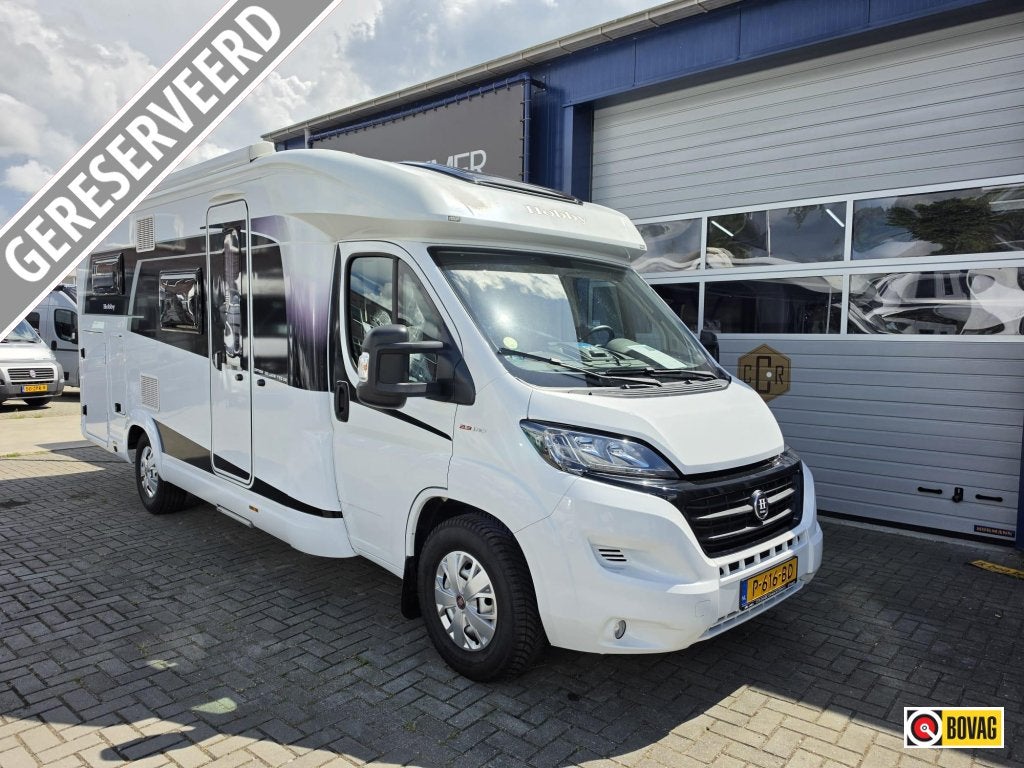 Hobby Optima De Luxe 65 GE € 2000 gratis opties, Caravans en Kamperen, Campers, Ringverwarming, Fiat, Hobby, Bedrijf