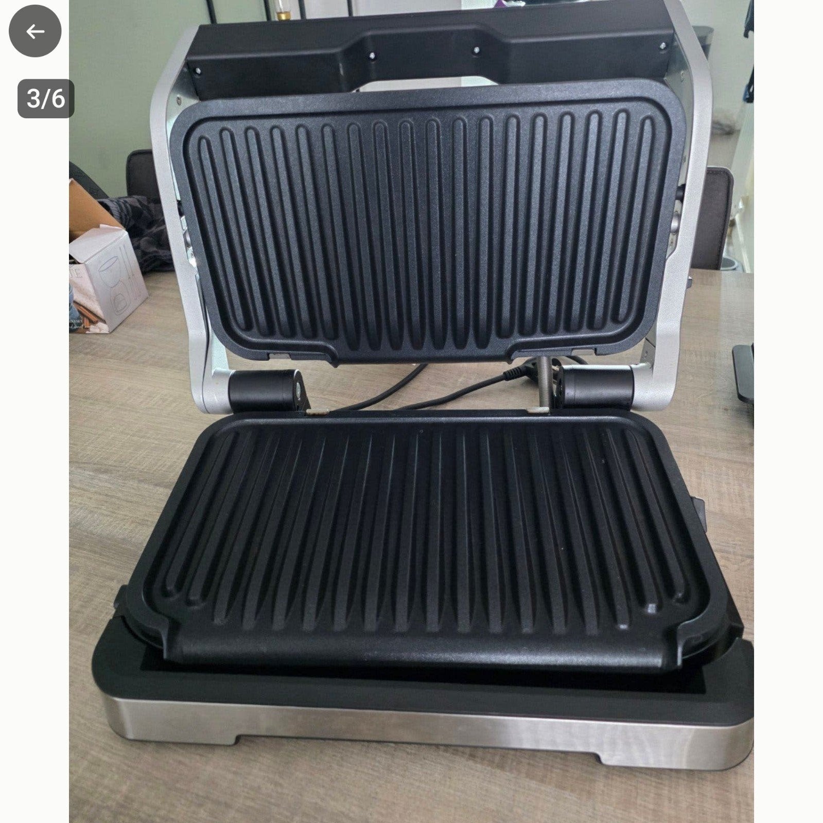 Tefal OptiGrill 4in1 XL met wafelplaten - Zo goed als nieuw, Witgoed en Apparatuur, Ophalen, Zo goed als nieuw, 4 t/m 7 personen