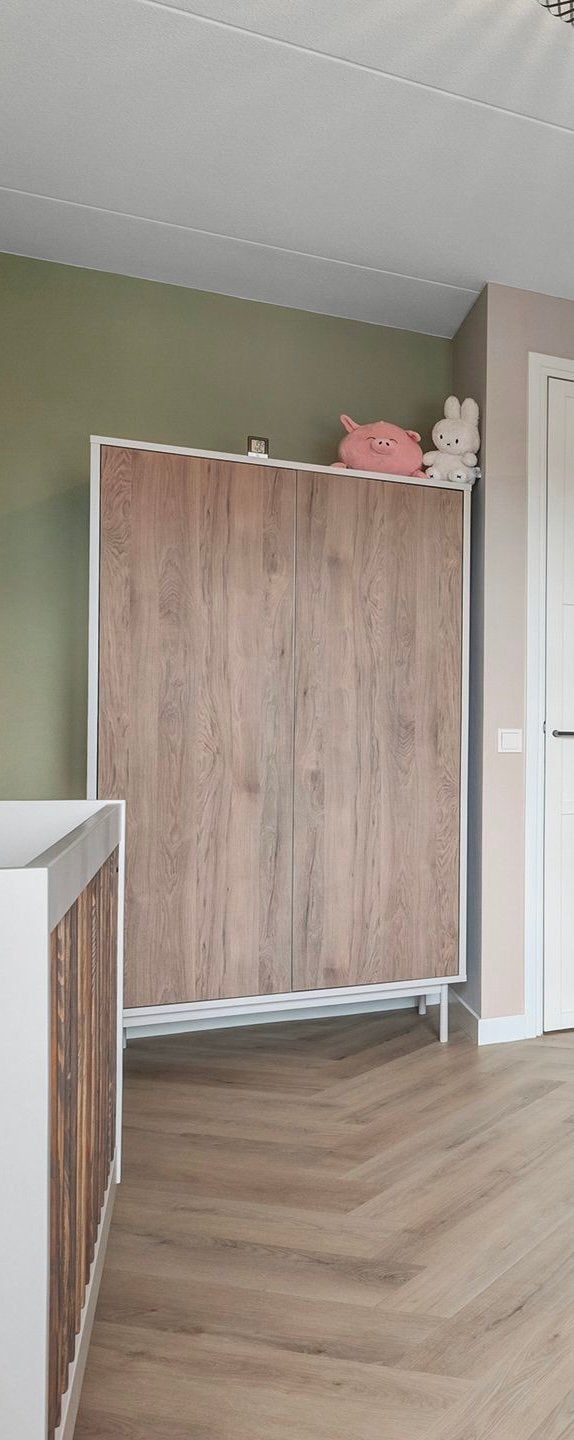 Europe Baby Japandi 2-deurs kledingkast, Ophalen, Kast, 50 tot 70 cm, 105 cm of meer