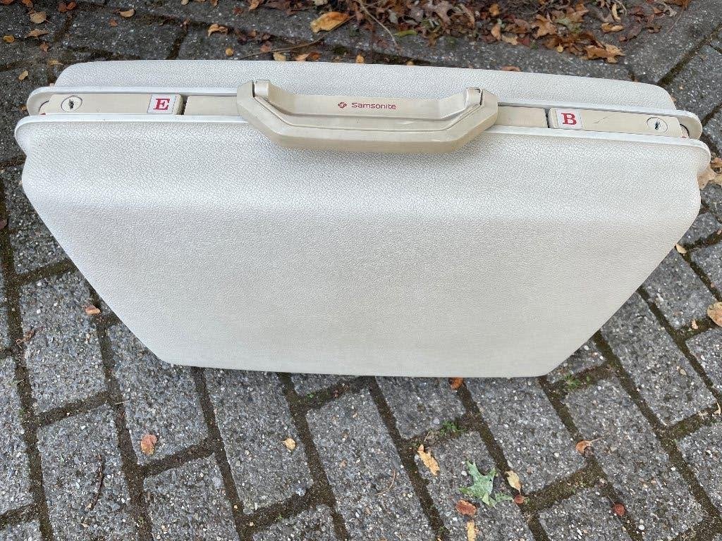 Samsonite koffer middel vintage, Ophalen, Gebruikt, 50 tot 60 cm, Hard kunststof