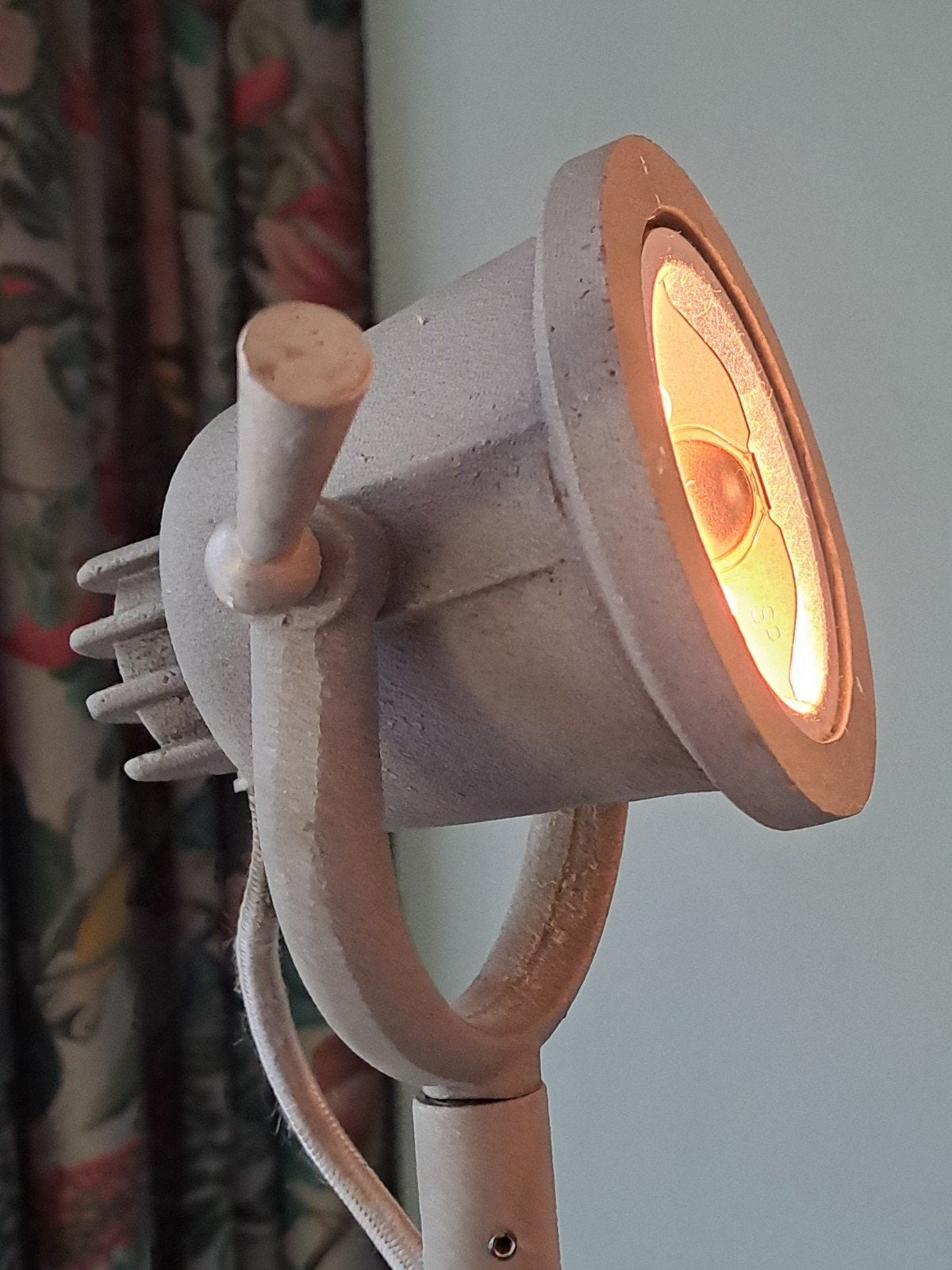 vloerlamp Frezoli industriëel mat grijs, Ophalen, Gebruikt