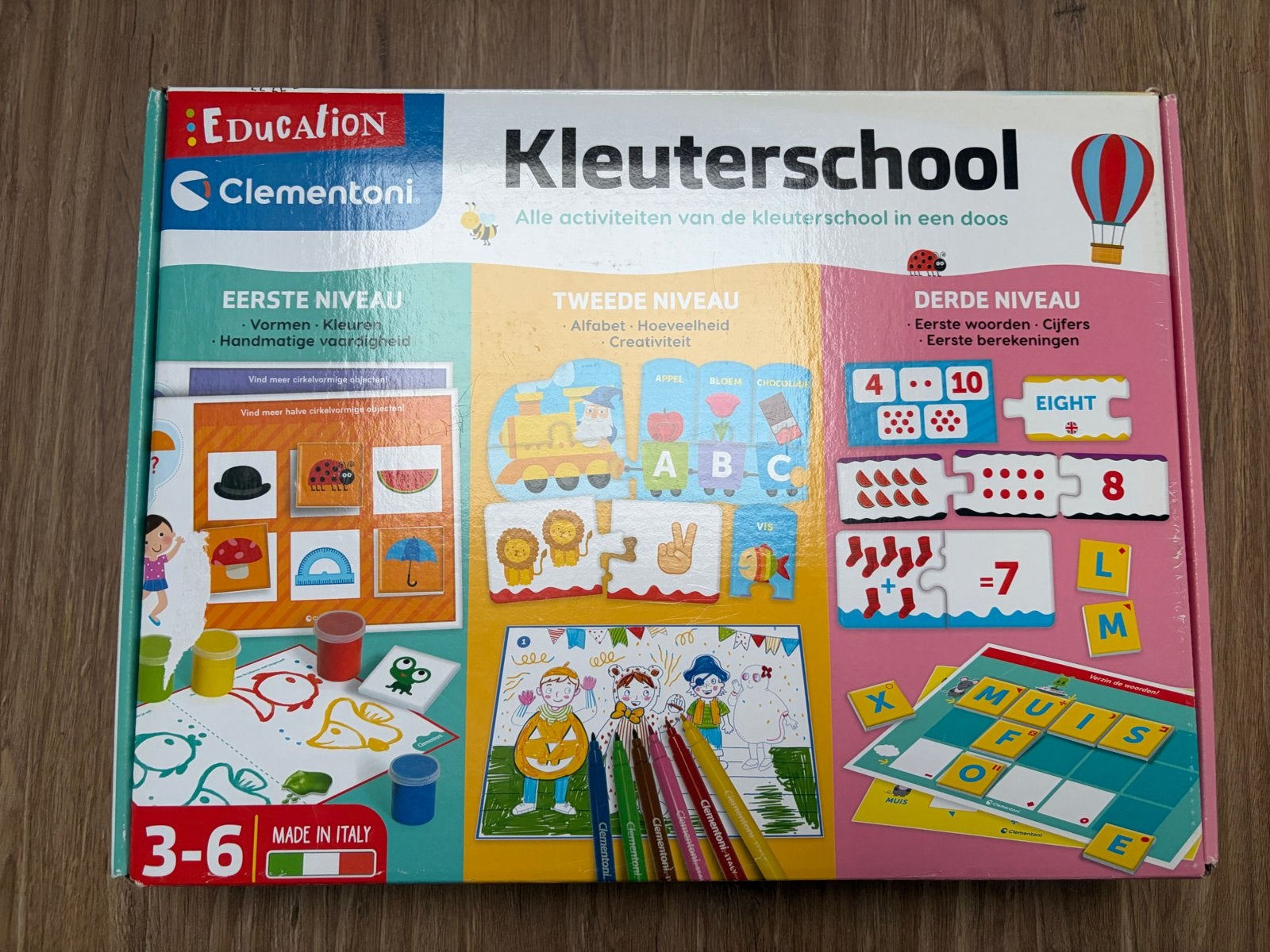 Clementoni Kleuterschool Educatief Spel (excl. teken/verf), Ophalen of Verzenden, Gebruikt, Knutselen