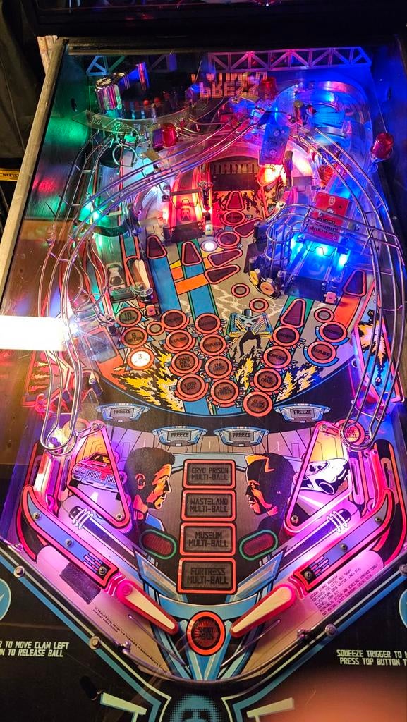 Demolition Man Flipperkast - Williams Pinball Machine, Verzamelen, Automaten | Flipperkasten, Ophalen, Gebruikt, Elektronisch