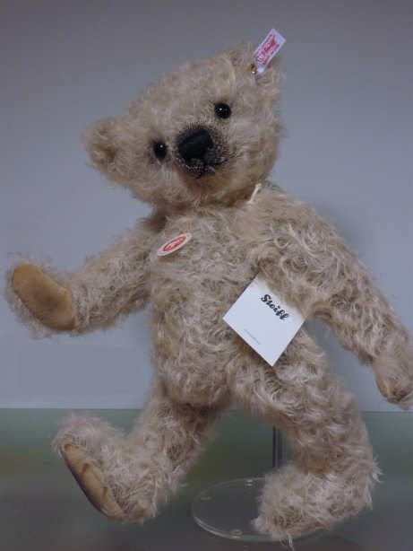 Steiff 036880 PEPE TEDDYBEER ZILVERGRIJS MOHAIR | 2011, Ophalen of Verzenden, Nieuw, Stoffen beer, Steiff