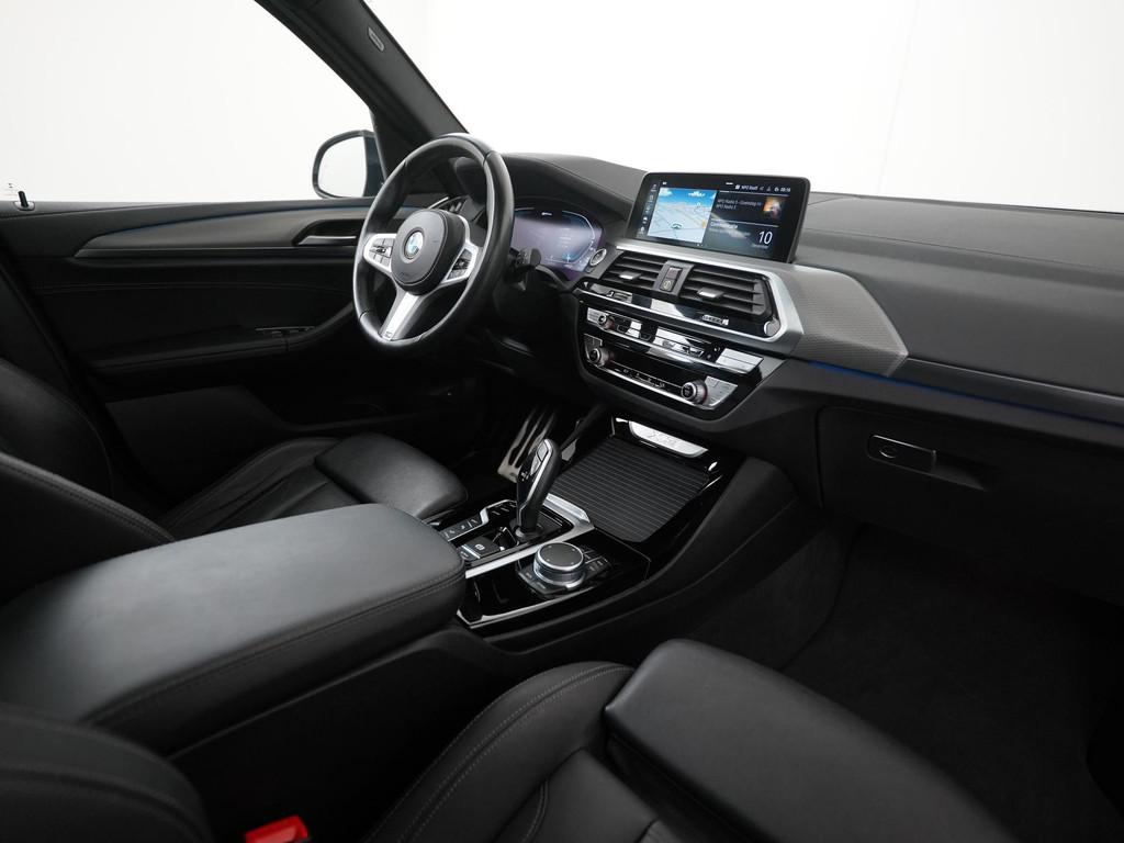 BMW X3 xDrive30e M Sport | Panoramadak | Leder | Trekhaak |, Auto's, BMW, Gebruikt, Euro 6, 4 cilinders, Blauw