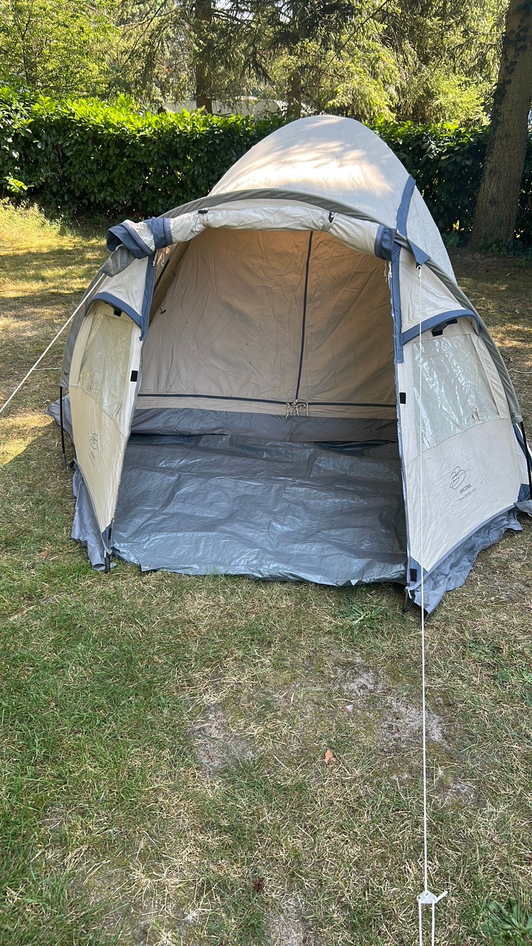 2 persoons katoenen tent, Ophalen, Zo goed als nieuw