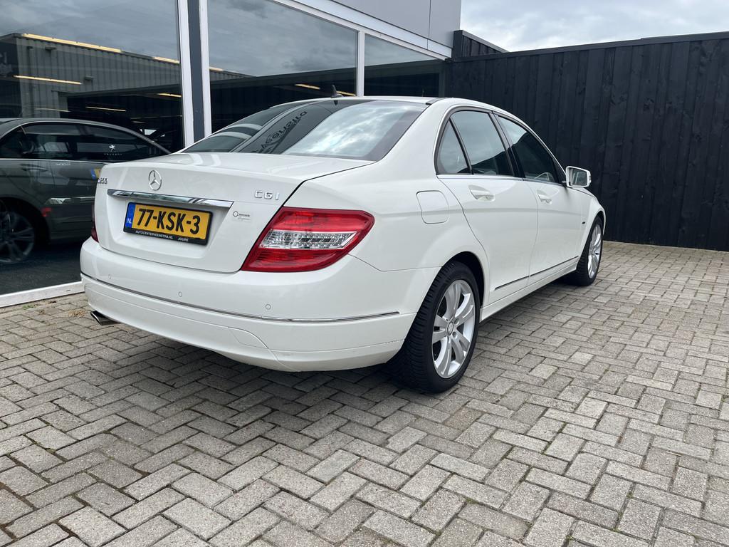 Mercedes-Benz C-Klasse 200 CGI BlueEFFICIENCY Avantgarde Xen, Euro 5, Achterwielaandrijving, 4 cilinders, Wit