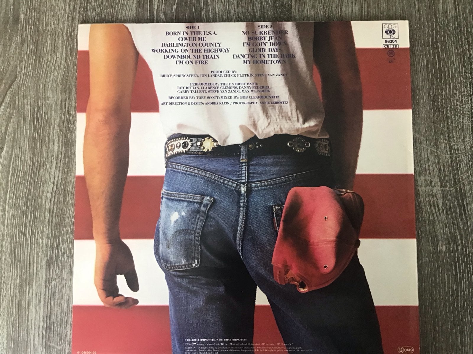Bruce Springsteen - Born in the U.S.A. LP (1984), LP, Rock, Gebruikt, Ophalen of Verzenden